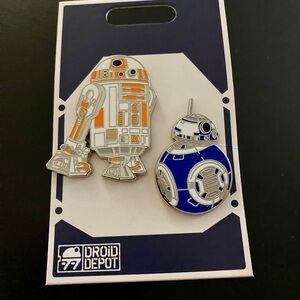 Disney Star Wars Black Droid Pin Set Disney Pins Authentic